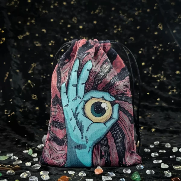 Composite velvet bag, Christmas and Halloween gift, crystal small item storage gift bag (10)