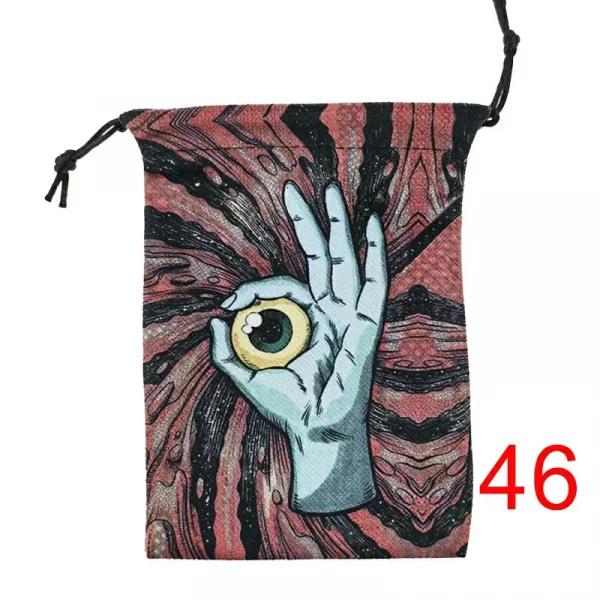 Composite velvet bag, Christmas and Halloween gift, crystal small item storage gift bag (14)