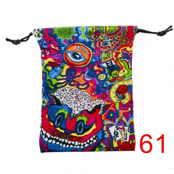 Composite velvet bag, Christmas and Halloween gift, crystal small item storage gift bag (15)