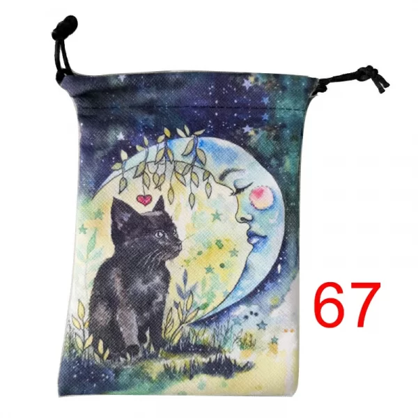 Composite velvet bag, Christmas and Halloween gift, crystal small item storage gift bag (19)