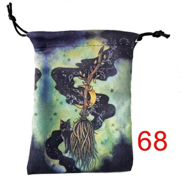 Composite velvet bag, Christmas and Halloween gift, crystal small item storage gift bag (20)