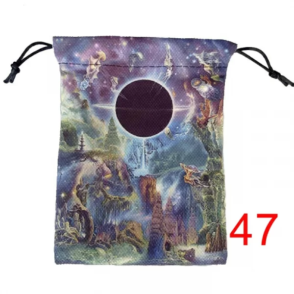 Composite velvet bag, Christmas and Halloween gift, crystal small item storage gift bag (22)