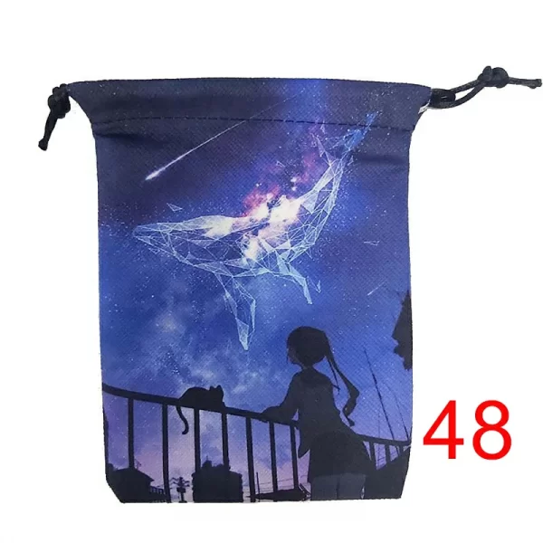 Composite velvet bag, Christmas and Halloween gift, crystal small item storage gift bag (23)