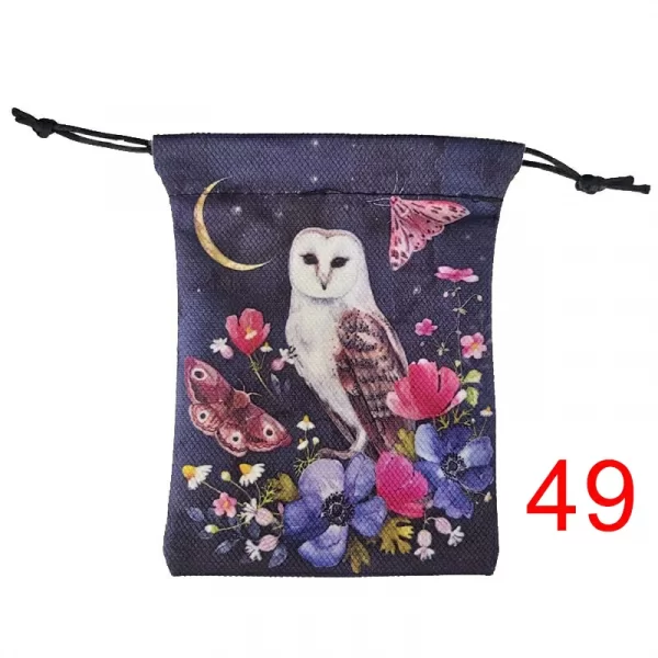 Composite velvet bag, Christmas and Halloween gift, crystal small item storage gift bag (24)