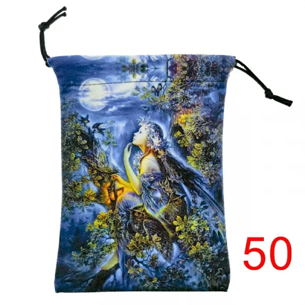 Composite velvet bag, Christmas and Halloween gift, crystal small item storage gift bag (25)