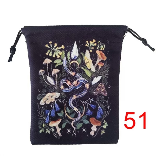 Composite velvet bag, Christmas and Halloween gift, crystal small item storage gift bag (26)