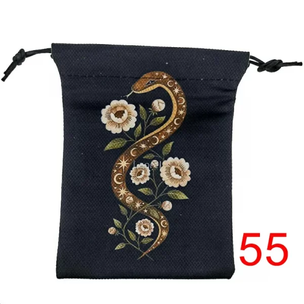 Composite velvet bag, Christmas and Halloween gift, crystal small item storage gift bag (29)