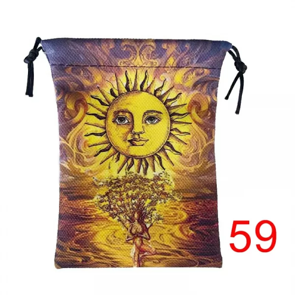 Composite velvet bag, Christmas and Halloween gift, crystal small item storage gift bag (32)