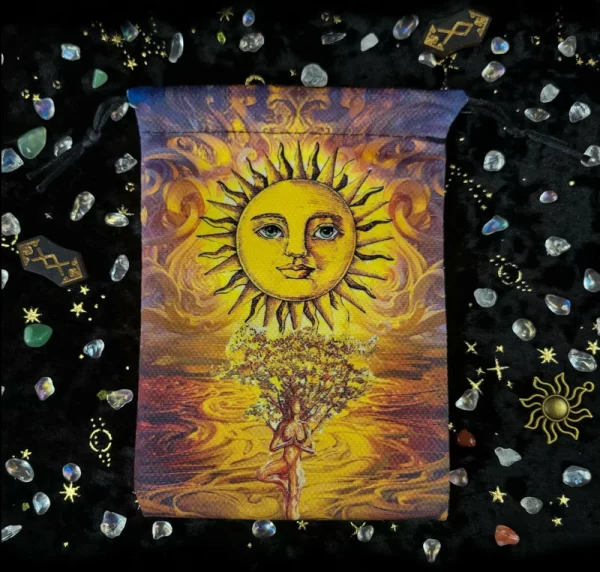 Composite velvet bag, Christmas and Halloween gift, crystal small item storage gift bag (7)