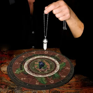 Crystal Spirit Pendant Crow Ceremony Rubber Pad Mouse Pad Tarot Card Pad Yes No Decorative Pad