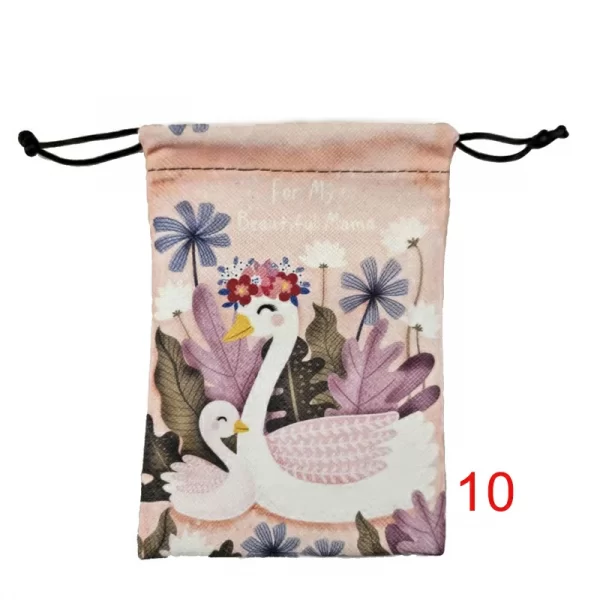 Happy birthday, souvenirs, thank you packaging bag, composite velvet gift, crystal small item storage gift bag (12)