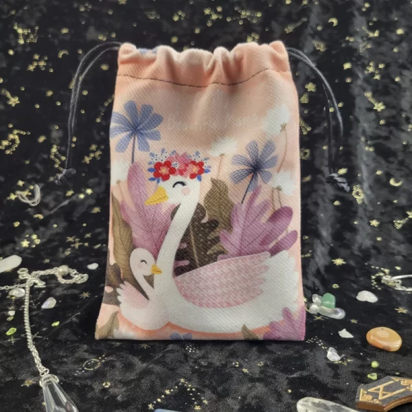 Happy birthday, souvenirs, thank you packaging bag, composite velvet gift, crystal small item storage gift bag (18)