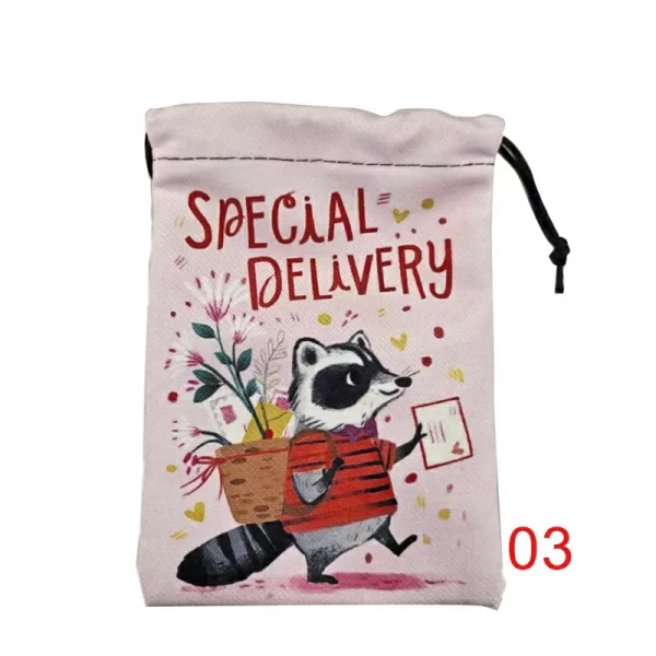 Happy birthday, souvenirs, thank you packaging bag, composite velvet gift, crystal small item storage gift bag (5)