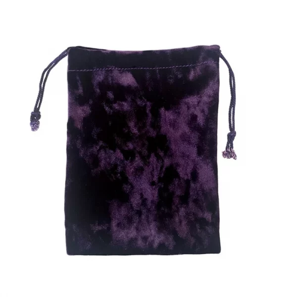 Jewelry toys drawstring black velvet cloth bag dice bag beauty cloth bag crystal handle universal storage bundle pocket (9)