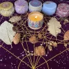 Metatron's Cube Crystal Grid Metatron Crystal Grid Altar Tablecloth Ceremony Tarot Card Tablecloth (1)