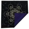 Metatron's Cube Crystal Grid Metatron Crystal Grid Altar Tablecloth Ceremony Tarot Card Tablecloth (10)