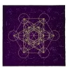 Metatron's Cube Crystal Grid Metatron Crystal Grid Altar Tablecloth Ceremony Tarot Card Tablecloth (13)