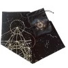 Metatron's Cube Crystal Grid Metatron Crystal Grid Altar Tablecloth Ceremony Tarot Card Tablecloth (5)