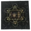 Metatron's Cube Crystal Grid Metatron Crystal Grid Altar Tablecloth Ceremony Tarot Card Tablecloth (6)