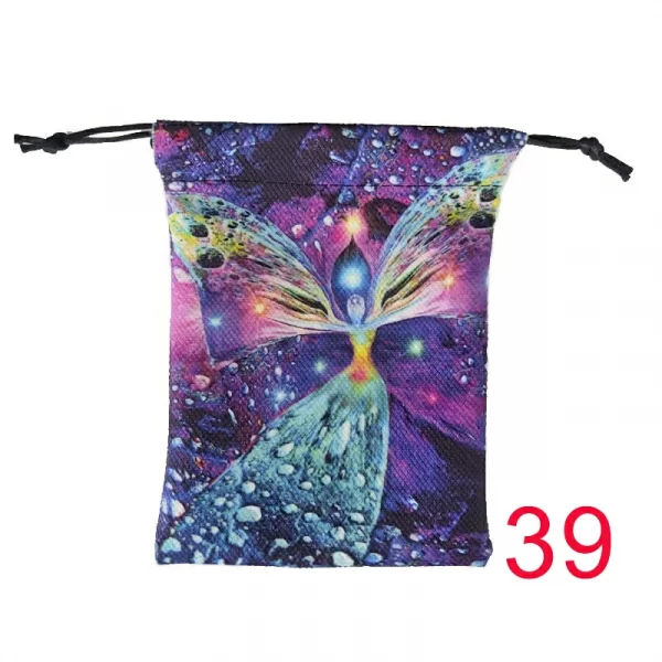 New 13x18cm double-sided printed composite velvet home decoration gift tarot card storage bag (9)