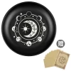 New 14cm Black Cat Stainless Steel Plate, Metal Candlestick, Crystal Steel Plate, Ritual Meditation Plate, Herbal Tray, Decorative Plate (10)
