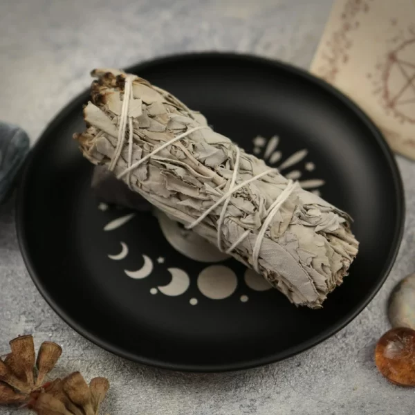 New 14cm Black Cat Stainless Steel Plate, Metal Candlestick, Crystal Steel Plate, Ritual Meditation Plate, Herbal Tray, Decorative Plate (21)