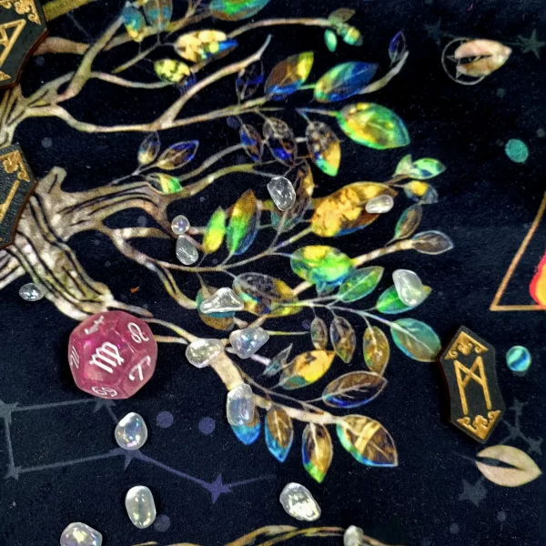 New 64cm Constellation Pearl Velvet Talob Tree of Life Pentacles 4 elements (12)