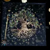 New 64cm Constellation Pearl Velvet Talob Tree of Life Pentacles 4 elements (5)