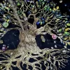 New 64cm Constellation Pearl Velvet Talob Tree of Life Pentacles 4 elements (7)