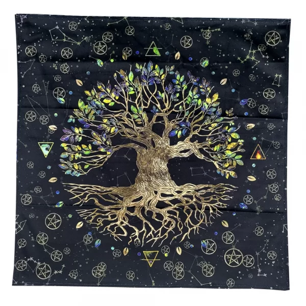 New 64cm Constellation Pearl Velvet Talob Tree of Life Pentacles 4 elements (8)