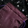 New Dropped Velvet Bag Taro Tablecloth Bag Nordic Starry Sky Card Drawstring Bag North American Jewelry Bundle Pocket (2)