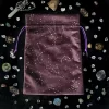 New Dropped Velvet Bag Taro Tablecloth Bag Nordic Starry Sky Card Drawstring Bag North American Jewelry Bundle Pocket (4)