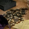 New Woodcut Runes Set Black Symbol Western Mystic Beginner Prop Runes Set Runes Set (8)