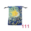 New card storage bag, double-sided color printed velvet bag, tarot crystal accessory drawstring bag, gift small bag】 (13)