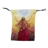 New card storage bag, double-sided color printed velvet bag, tarot crystal accessory drawstring bag, gift small bag】 (2)