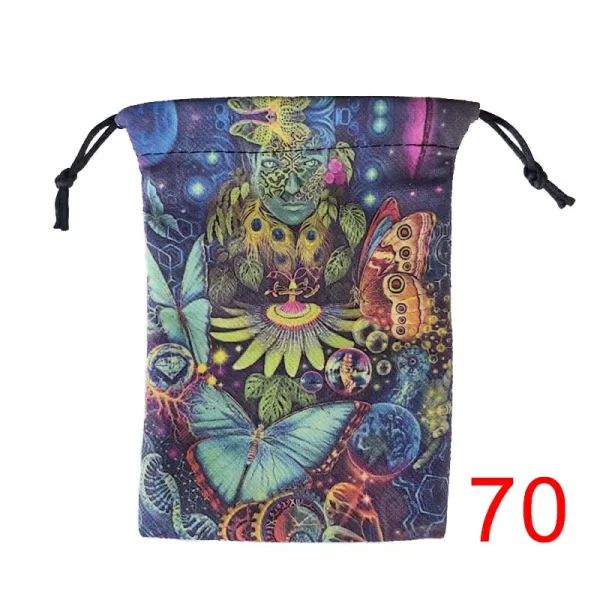 New composite velvet bag bundle pocket Christmas and Halloween gift crystal small item storage gift bag (25)