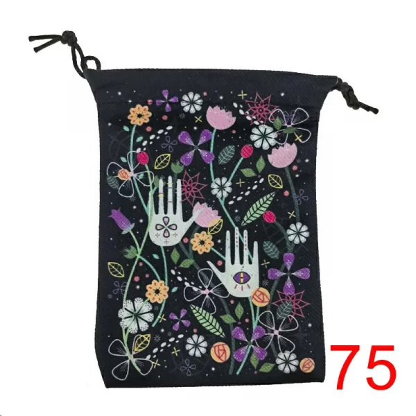 New composite velvet bag bundle pocket Christmas and Halloween gift crystal small item storage gift bag (3)