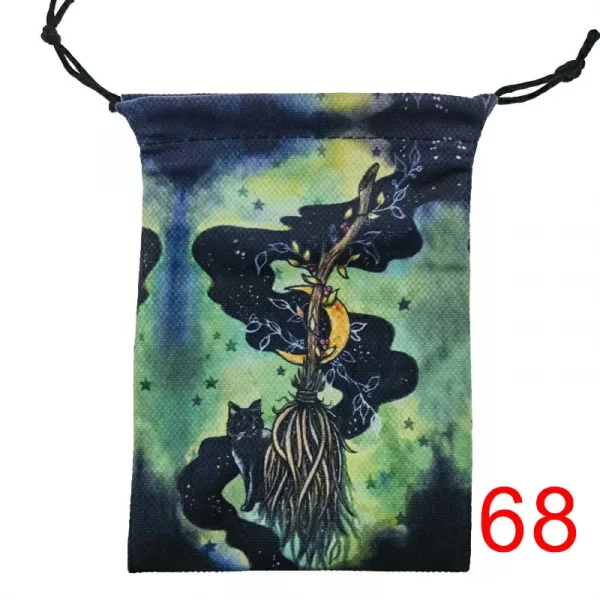 New composite velvet bag bundle pocket Christmas and Halloween gift crystal small item storage gift bag (30)