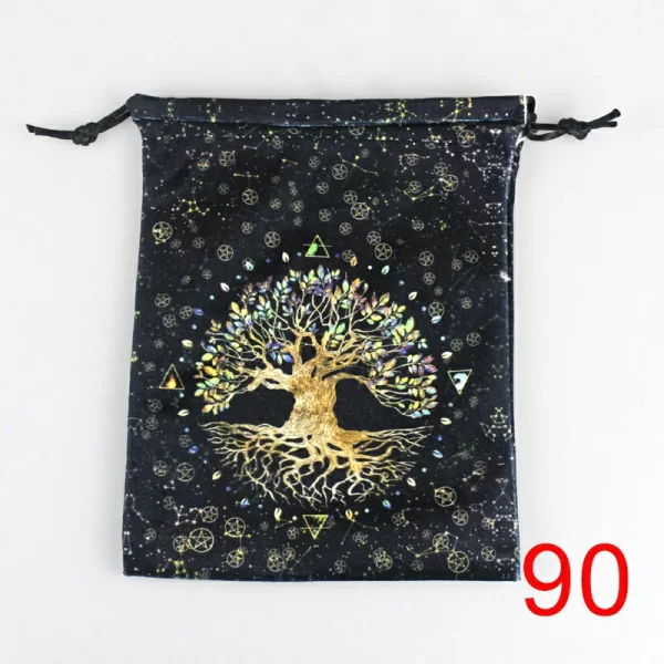 New composite velvet bag bundle pocket Christmas and Halloween gift crystal small item storage gift bag (5)