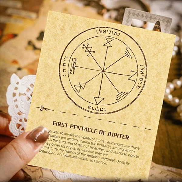 New-parchenment-Solomon-Seal-Writing-Paper-Ceremony-Memo-Paper-Non-Adhesive-Large-Hand-drawn-Greeting-Card-Blank-Paper-(7)