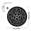 New pentagram rubber pad, alphanumeric ceremonial pad, pentagram spiritual swing pad, mouse pad (1)