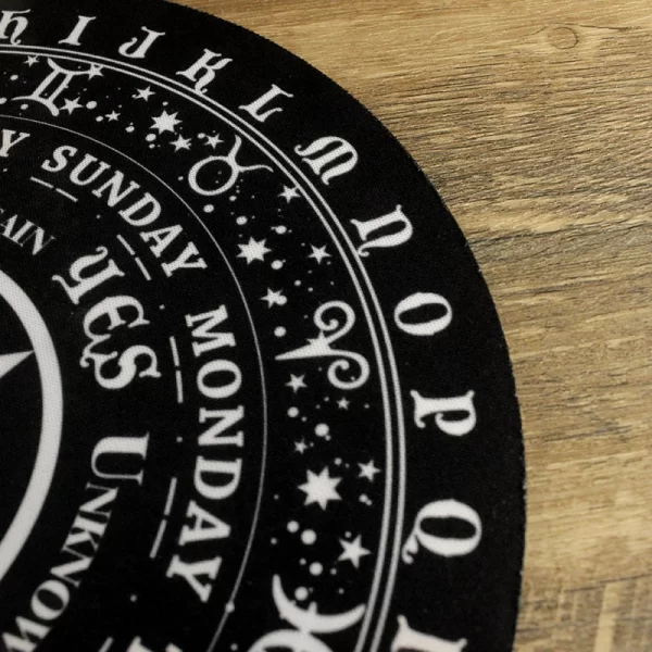 New pentagram rubber pad, alphanumeric ceremonial pad, pentagram spiritual swing pad, mouse pad (3)