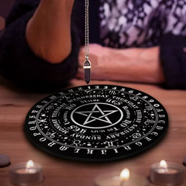 New pentagram rubber pad, alphanumeric ceremonial pad, pentagram spiritual swing pad, mouse pad (4)