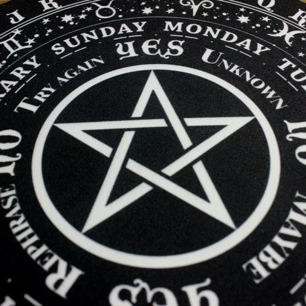 New pentagram rubber pad, alphanumeric ceremonial pad, pentagram spiritual swing pad, mouse pad (7)