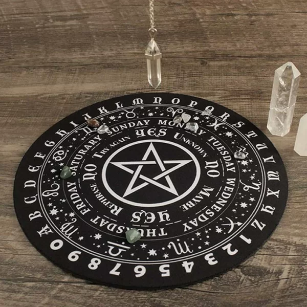 New pentagram rubber pad, alphanumeric ceremonial pad, pentagram spiritual swing pad, mouse pad (9)