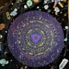 Nordic Starry Sky Alphabet Numbers,Possible Unknown Spirit Pendulum Ceremony Constellation Rubber Pad Ceremony Diameter 22cm (6)