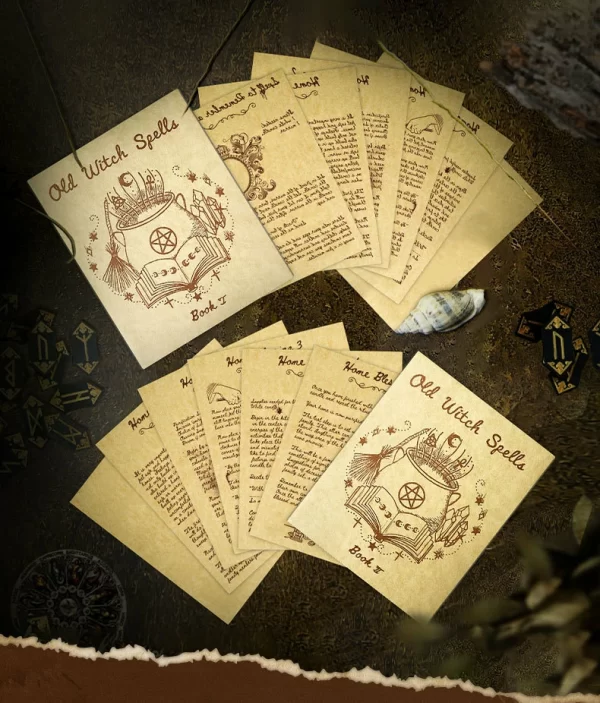 Sheepskin Secret Language Retro Ceremony Writing Paper Mysterious Sacrificial Cipher Text Convenience Paper Family Love Secret Language Paper Hand Booklet (14)