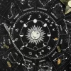 Starry Sky Tarot Twelve Constellations Oracle Card Tablecloth Tarot Cloth Props Velvet Tarot Tablecloth (17)