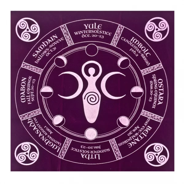 Thick Velvet Pagan Altar Cloth Tarot Oracle Card Tablecloth 50 50 Meditation Ceremony Altar Cloth (1)