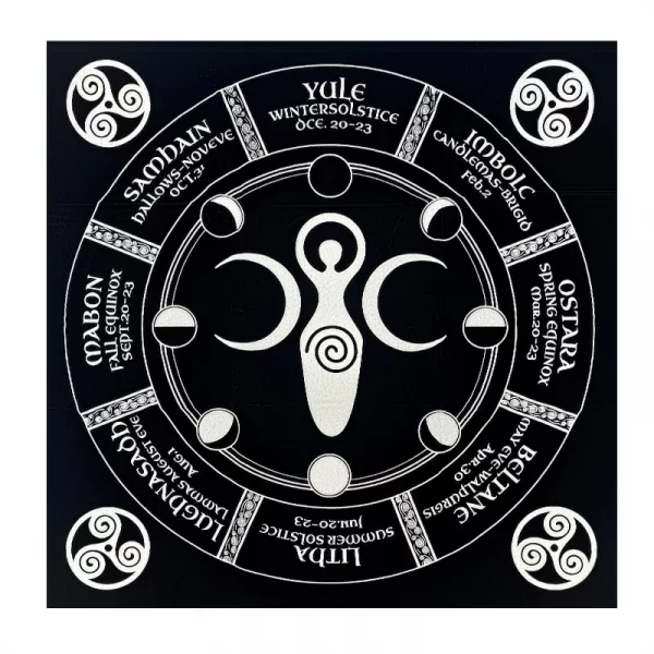 Thick Velvet Pagan Altar Cloth Tarot Oracle Card Tablecloth 50 50 Meditation Ceremony Altar Cloth (5)